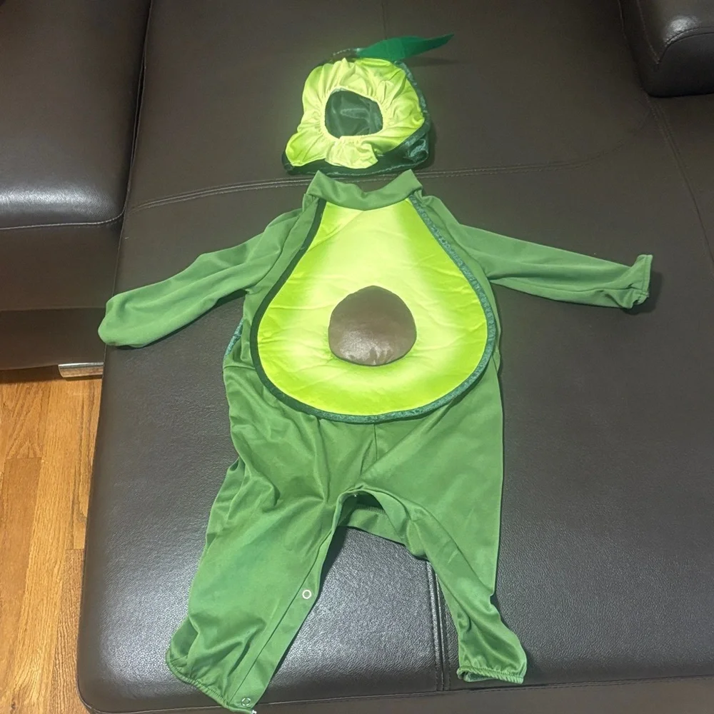 Green Avocado Kids Costume